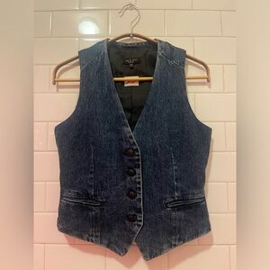Rag’n’Bone denim waistcoat vest size 0